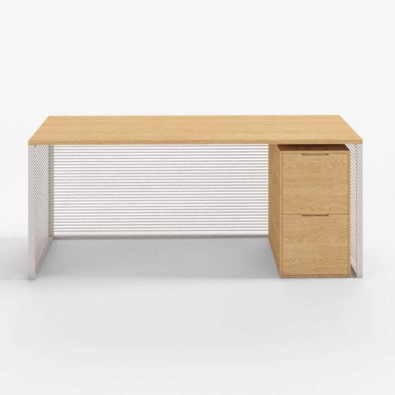 Bàn Học Gỗ Tự Nhiên Phong Cách Bắc Âu