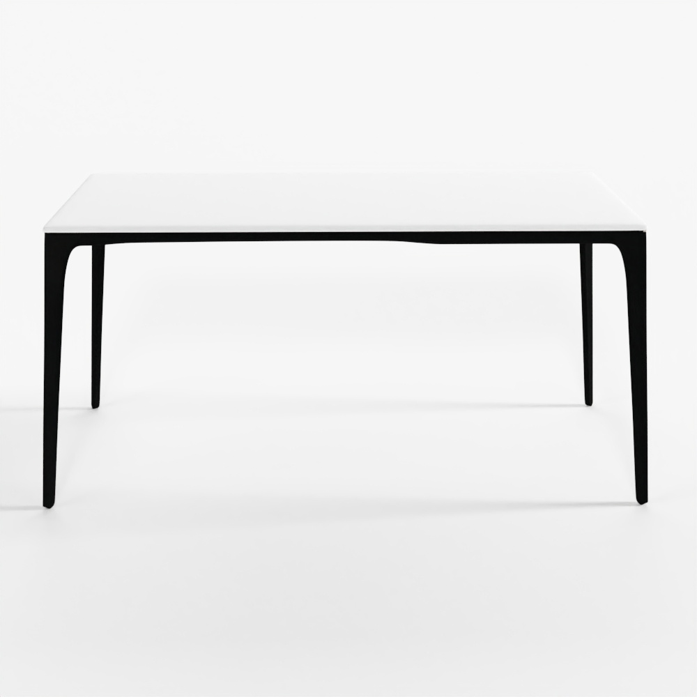 Hanssem 도노 엣지 세라믹 식탁 와이드4인용