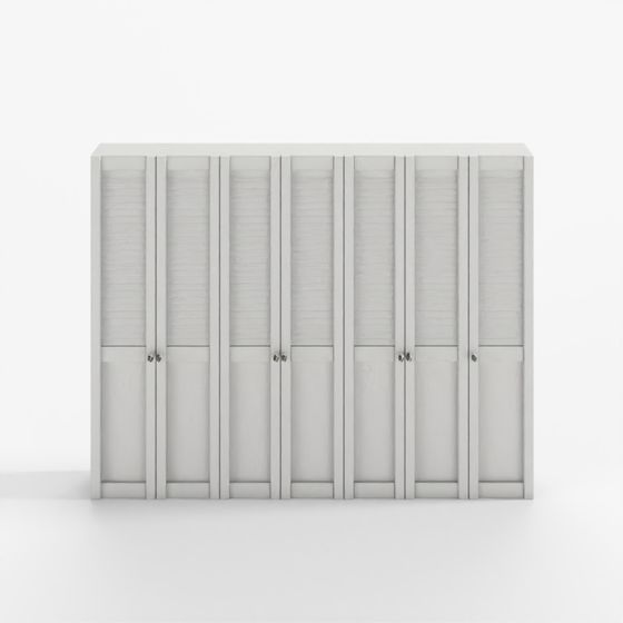 Hanssem Pica Gallery Wardrobe Set White