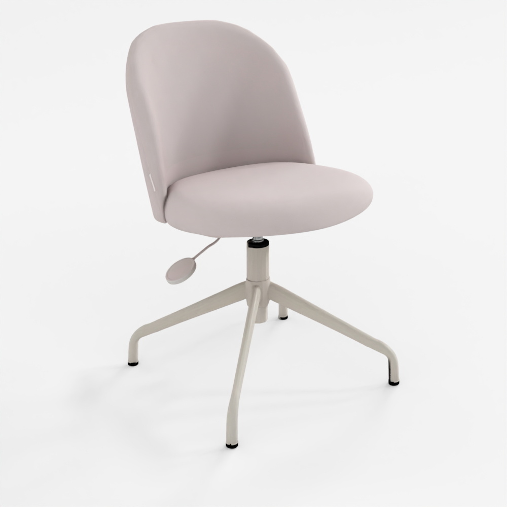 Hanssem Euro604 Roche Oatmeal Dining Chair with Functionality