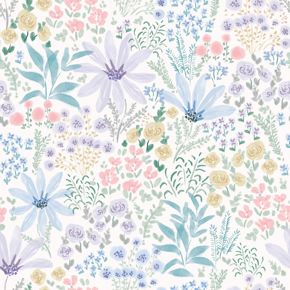Mockup Wildflower Waltz Pink 70 x 70