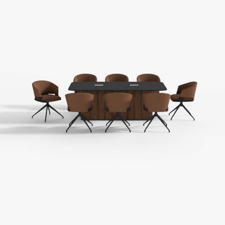 Minimalist Meeting Room Desk Set 1