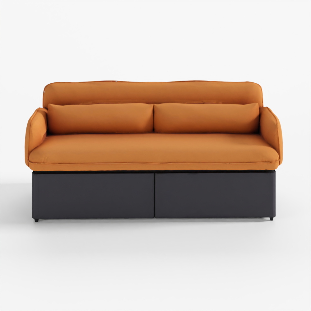 Fursys 2-Person Sofa with Backrest