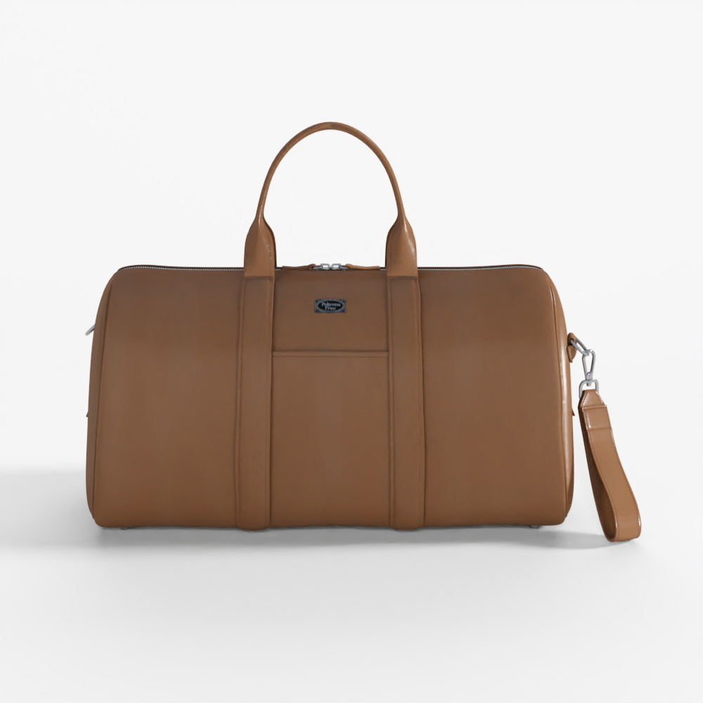 Borsa da Viaggio in Pelle Marrone
