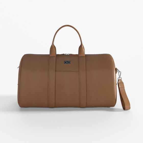 Borsa da Viaggio in Pelle Marrone