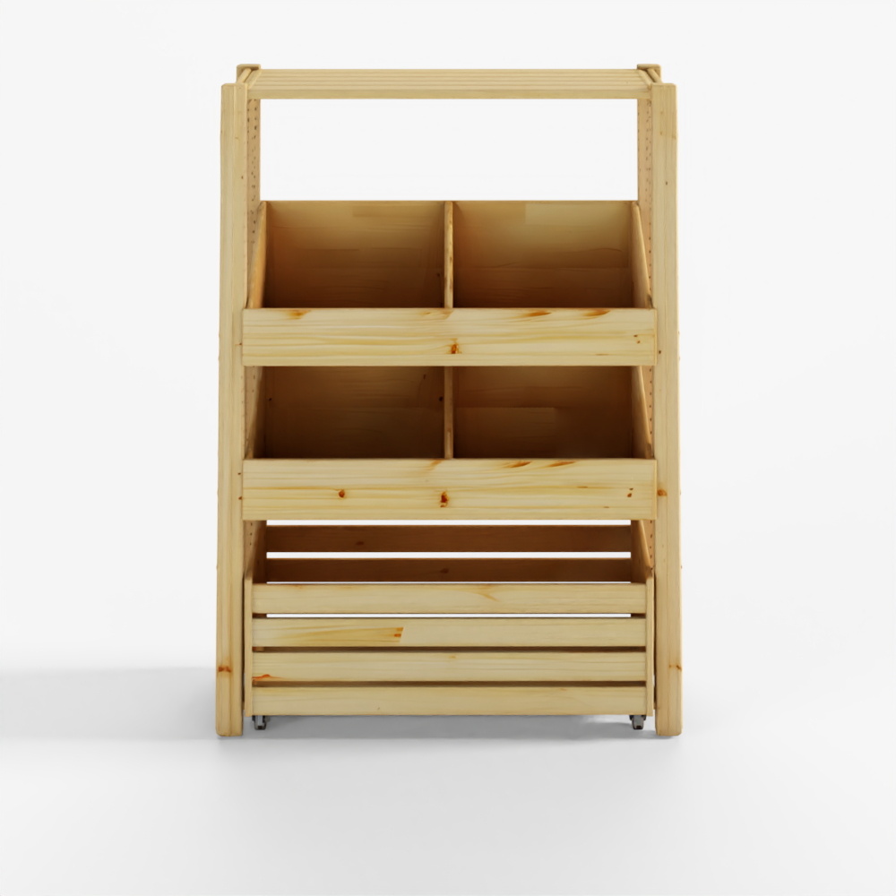 IKEA IVAR Shelving Unit with 2 Box Shelves Pine W8