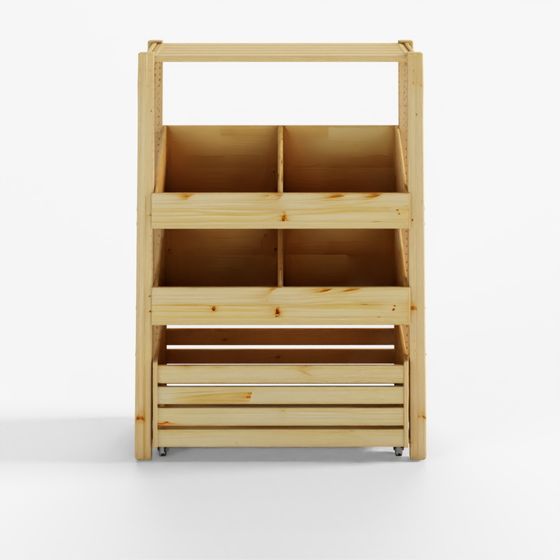 IKEA IVAR Shelving Unit with 2 Box Shelves Pine W8