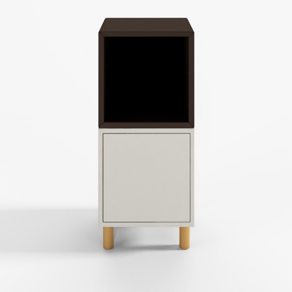 IKEA EKRT Cabinet Combination with Legs White Dark