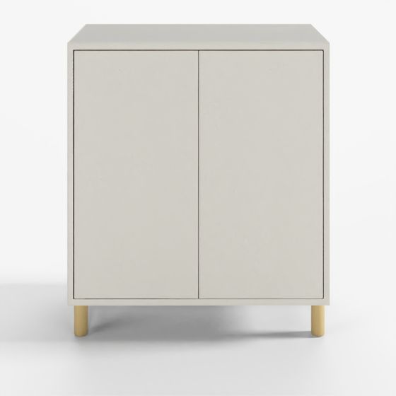 IKEA EKRT White Cabinet Combination with Legs Wooden