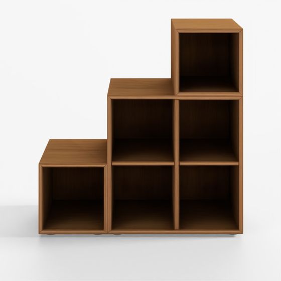 IKEA EKRT Cabinet Combination with Feet Walnut Effect