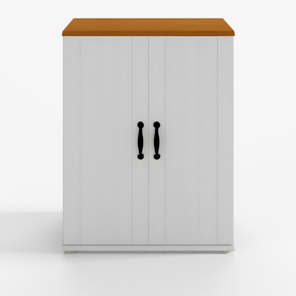 IKEA SKRUVBY White Cabinet with Doors W70 D38 H90