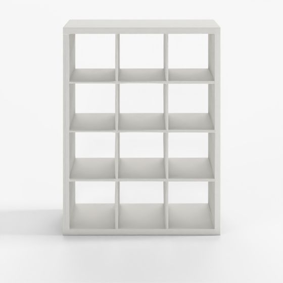 IKEA KALLAX White Shelving Unit W112 D39 H147