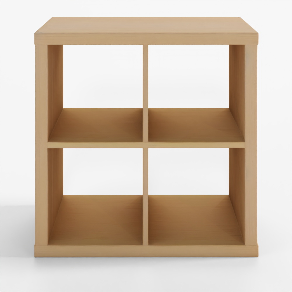 IKEA KALLAX White Stained Oak Effect Shelving Unit