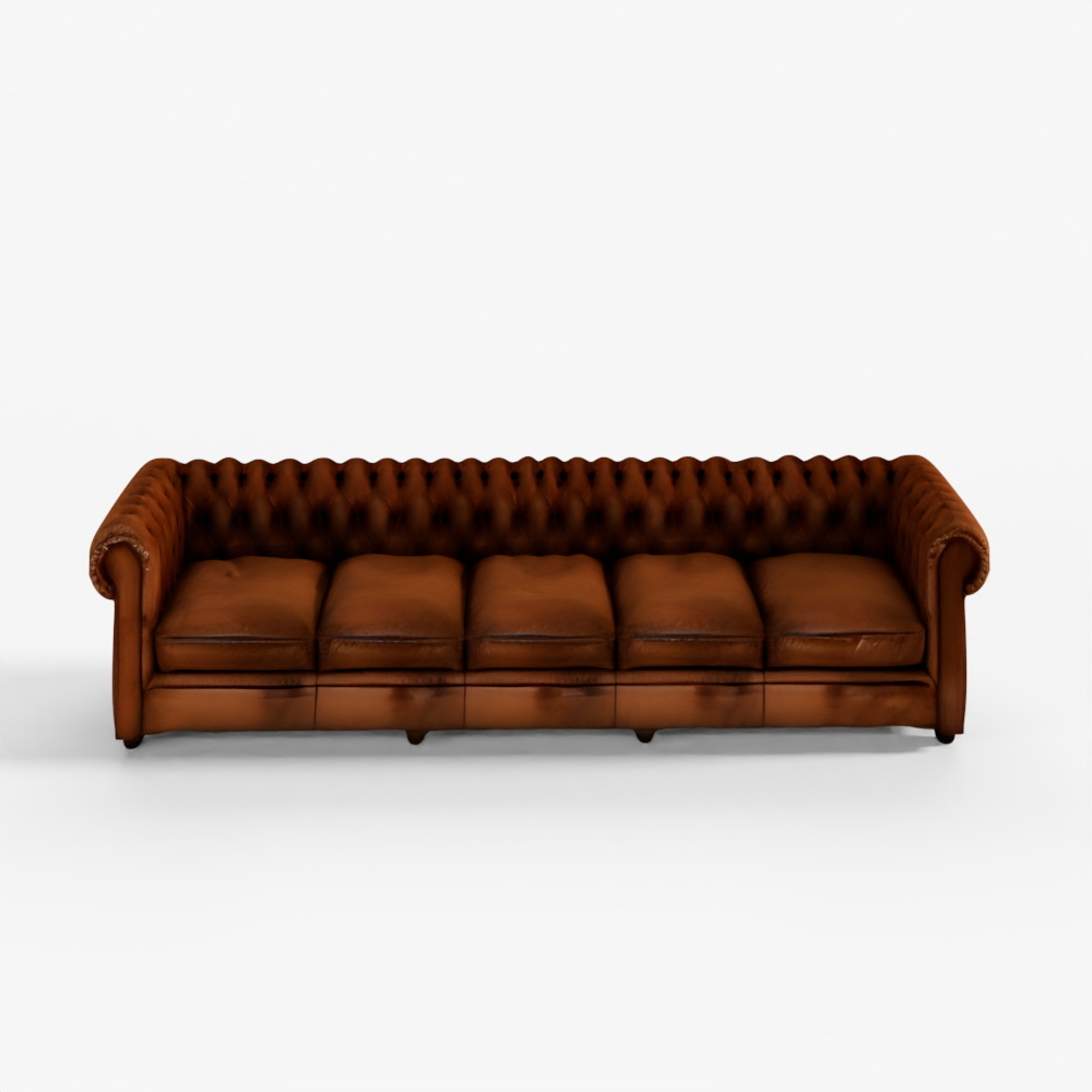 Честерфилд Лестершир пятиместный - шоколад