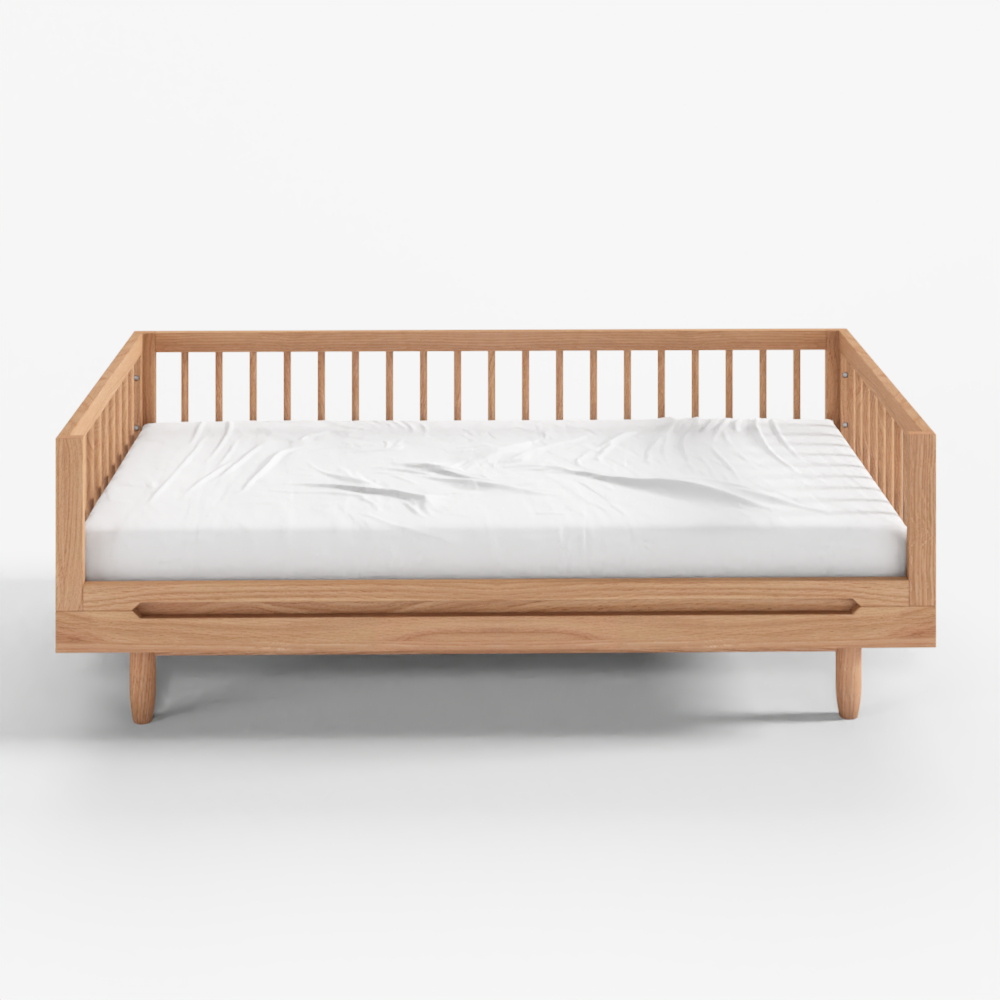 Lit Bébé Evolutif en Chêne Massif