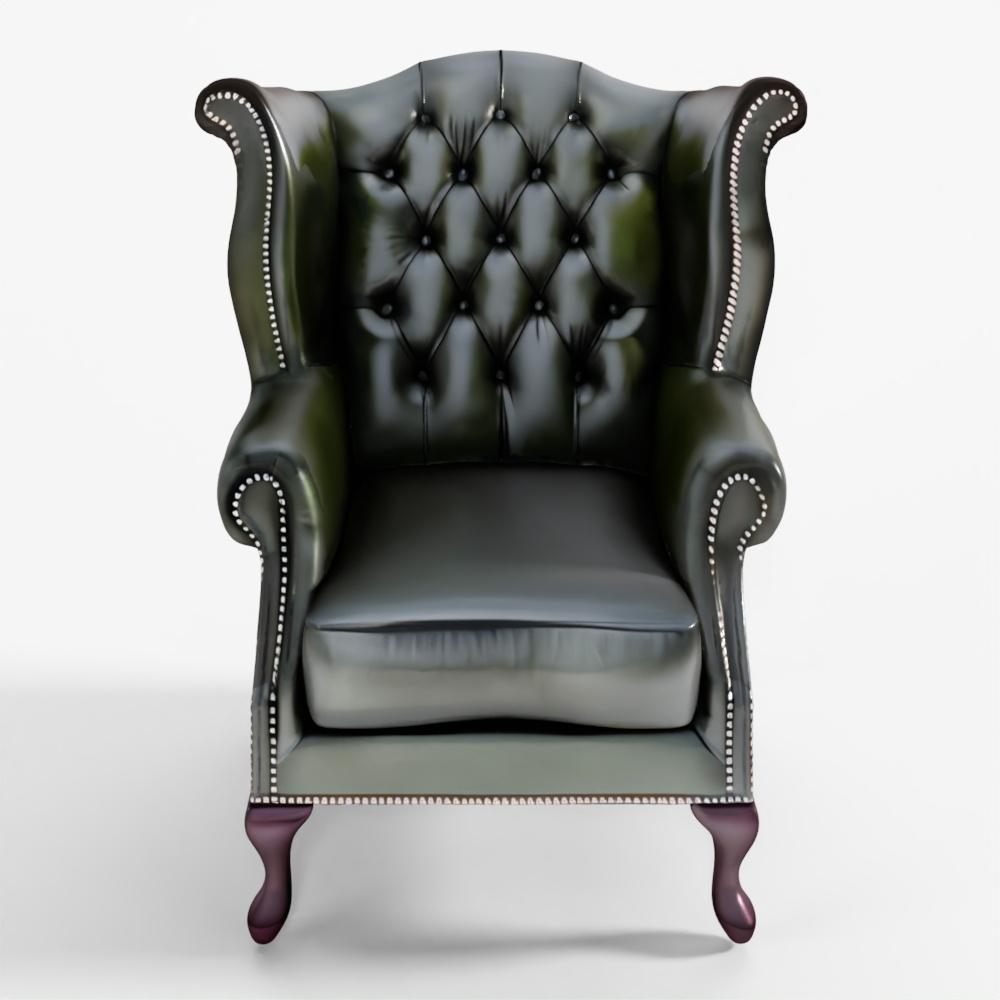 Divano Chesterfield King 3 Posti - Verde Antico
