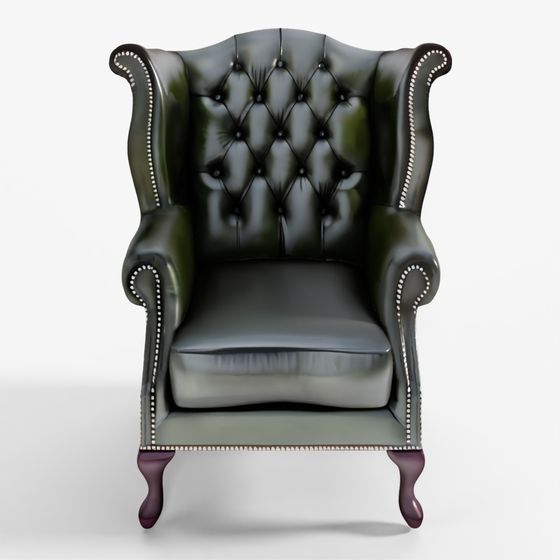 Chesterfield King Seater - Antique Green