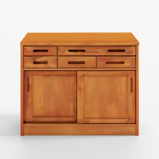 Chic Wooden Storage Cabinet 3D model for Modern Interiors