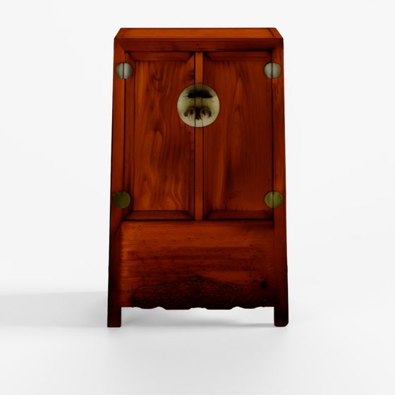 北京産中国ニレ複合キャビネット