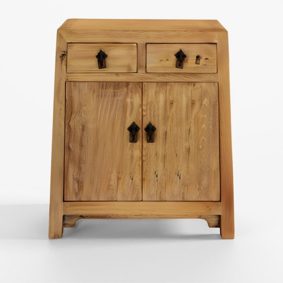 2 Door Cabinet Made From Old Sunbleached Elm