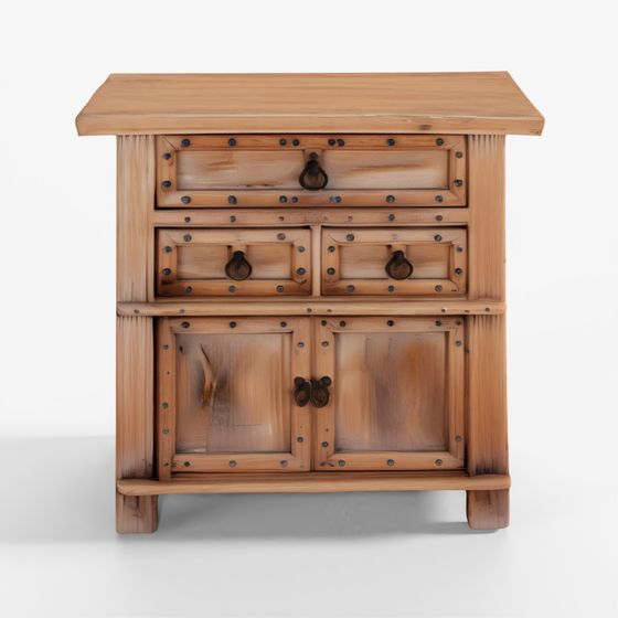 Bleached Side Cabinet From Shanxi