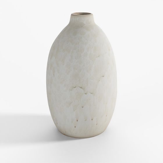 Casamia Luna Small Round Vase - White