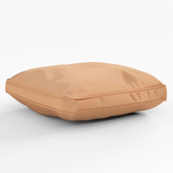 現代リバート キャラメルファブリック ソファクッション