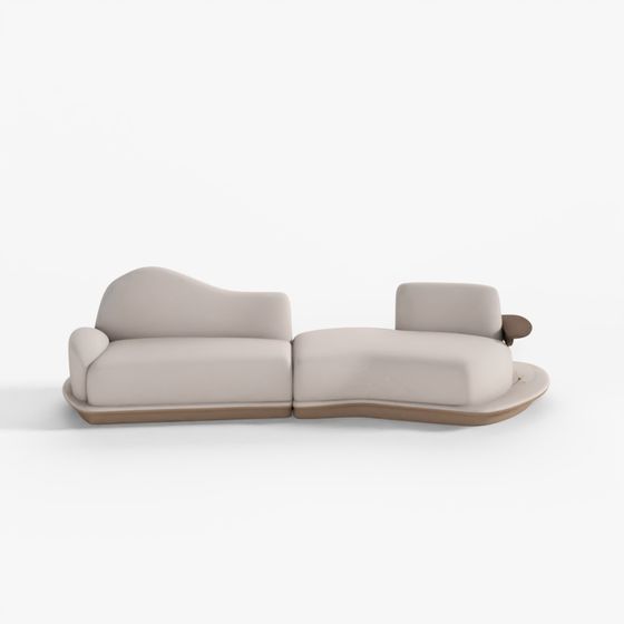 現代利華特 Serene 四人座布面沙發