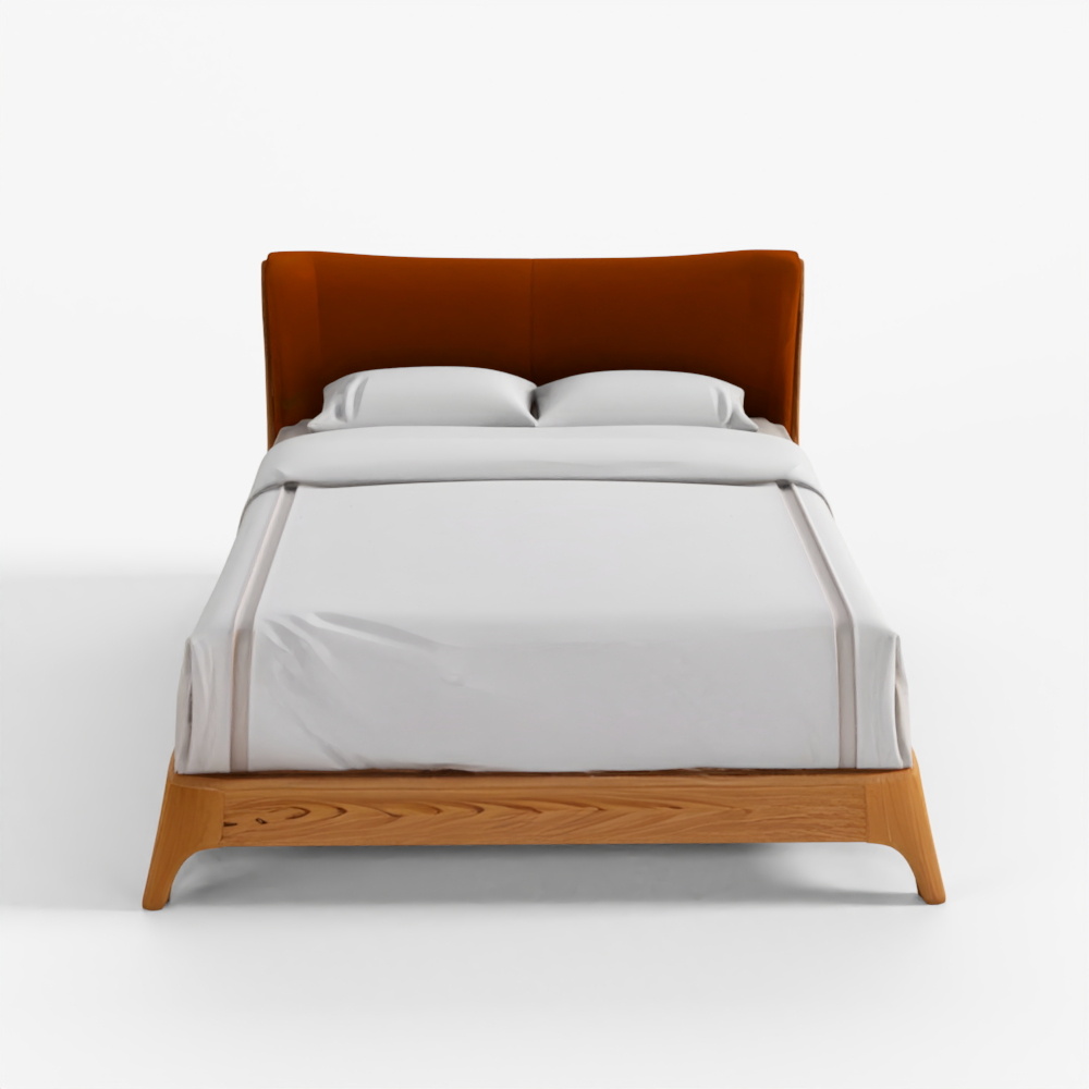 Hyundai Livart Bird Wooden Large King Bed Frame