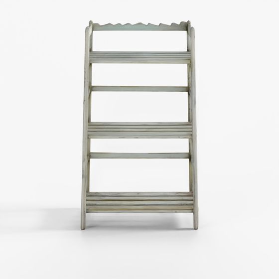 Kleines lackiertes indisches Lattenregal - 1930