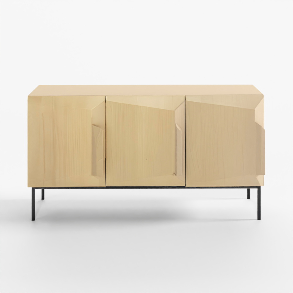 Hyundai Livart Stears Sideboard 3-Door Living Room Cabinet Oak