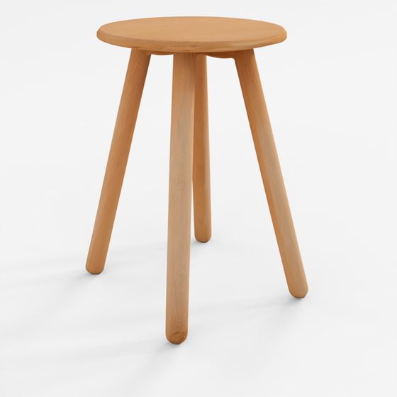 Ghế đẩu gỗ tự nhiên Hyundai Livart Epo