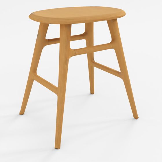 Ghế đẩu gỗ tự nhiên Hyundai Livart Cottage