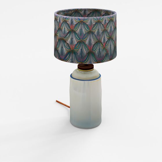 Lampe à Table en Pot à Thé à Émail Céladon