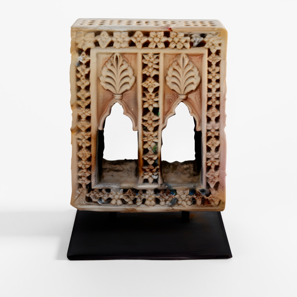 2 Way Stone Lamp Niche From Jaisalmer