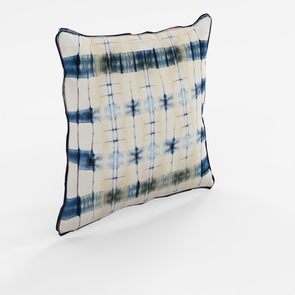 Indigo Itajime Karokissen von Tatie Lou & Pad