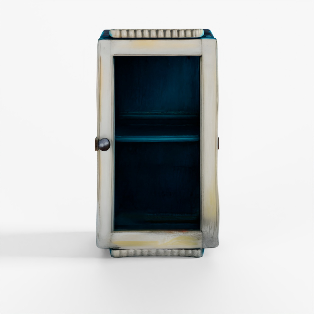 Armadio da Parete Verniciato in Teca Smaltata