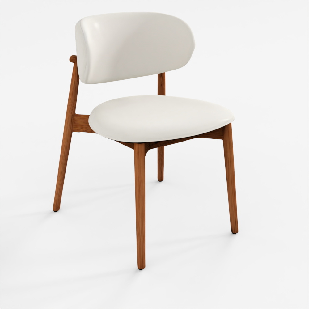 Кожаное кресло Casamia Pomelo коричневого цвета