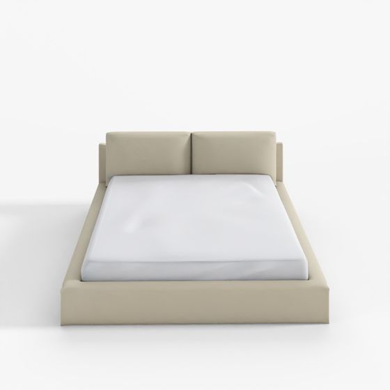 Casamia Campo Plus Fabric Bed Q Ivory