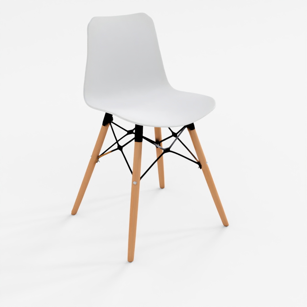 Ghế Gỗ Casamia Net Màu Trắng