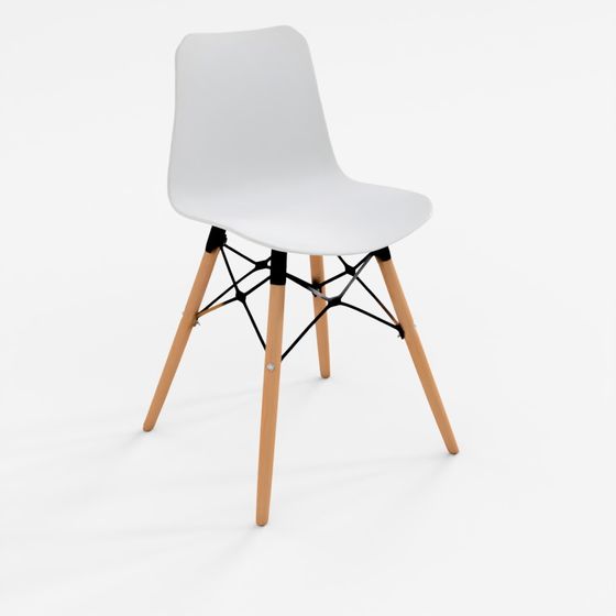 Ghế Gỗ Casamia Net Màu Trắng