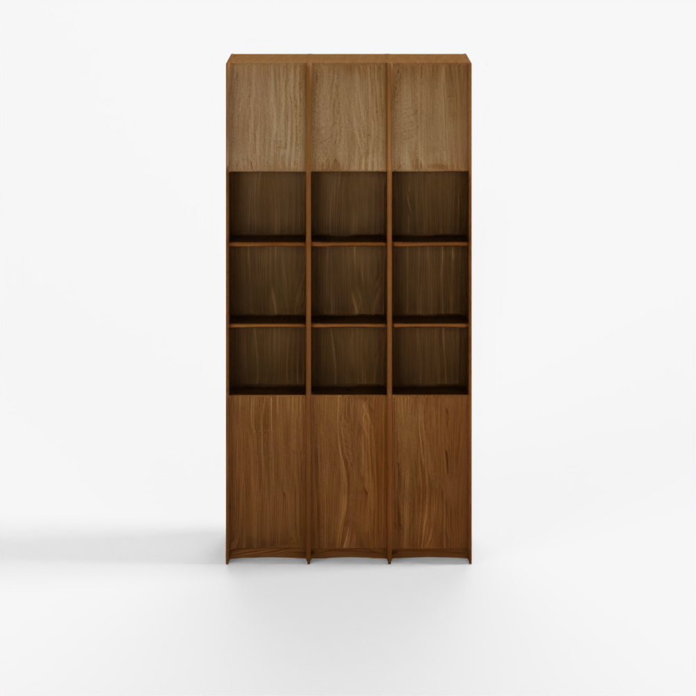 Casamia Habel 6-Tier Bookcase with Doors