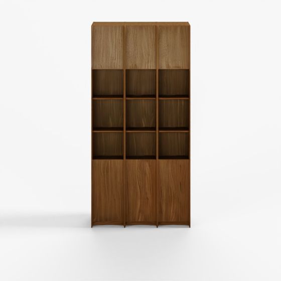 Casamia Habel 6-Tier Bookcase with Doors