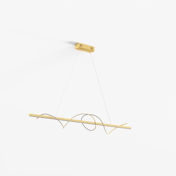 Подвесной светильник VIOKEF Claudia золотой