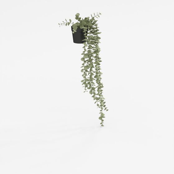 FEJKA Artificial Potted Plant, Indoor/Outdoor Hanging Eucalyptus