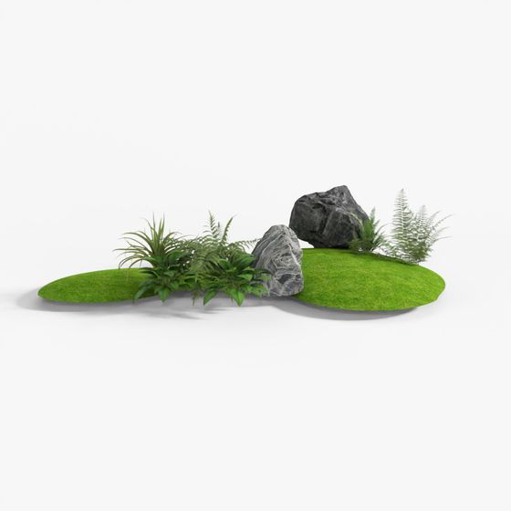 Natural Island 3D model
