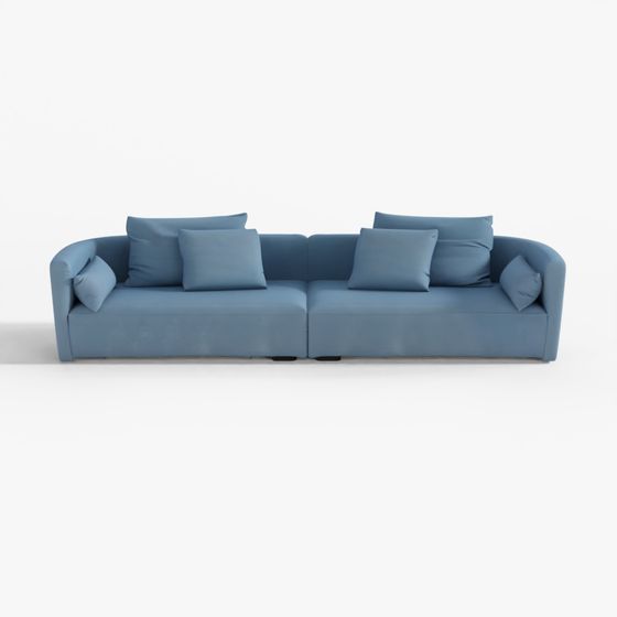 Jakomo Pave 4-Seater Verona Fabric Sofa