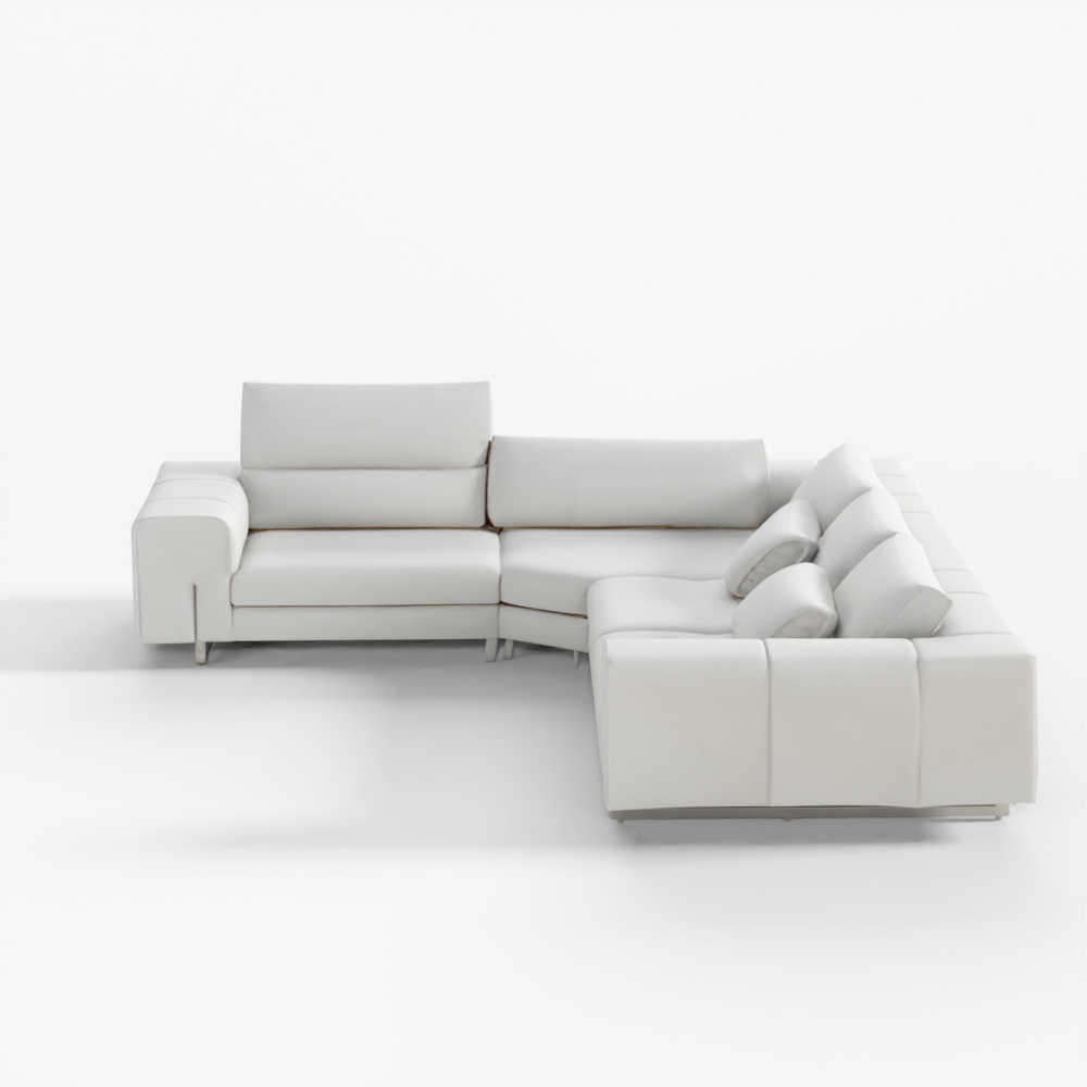 Sofa Góc Cao Chức Năng Vải Zenweave 4 Chỗ Jakomo Luke