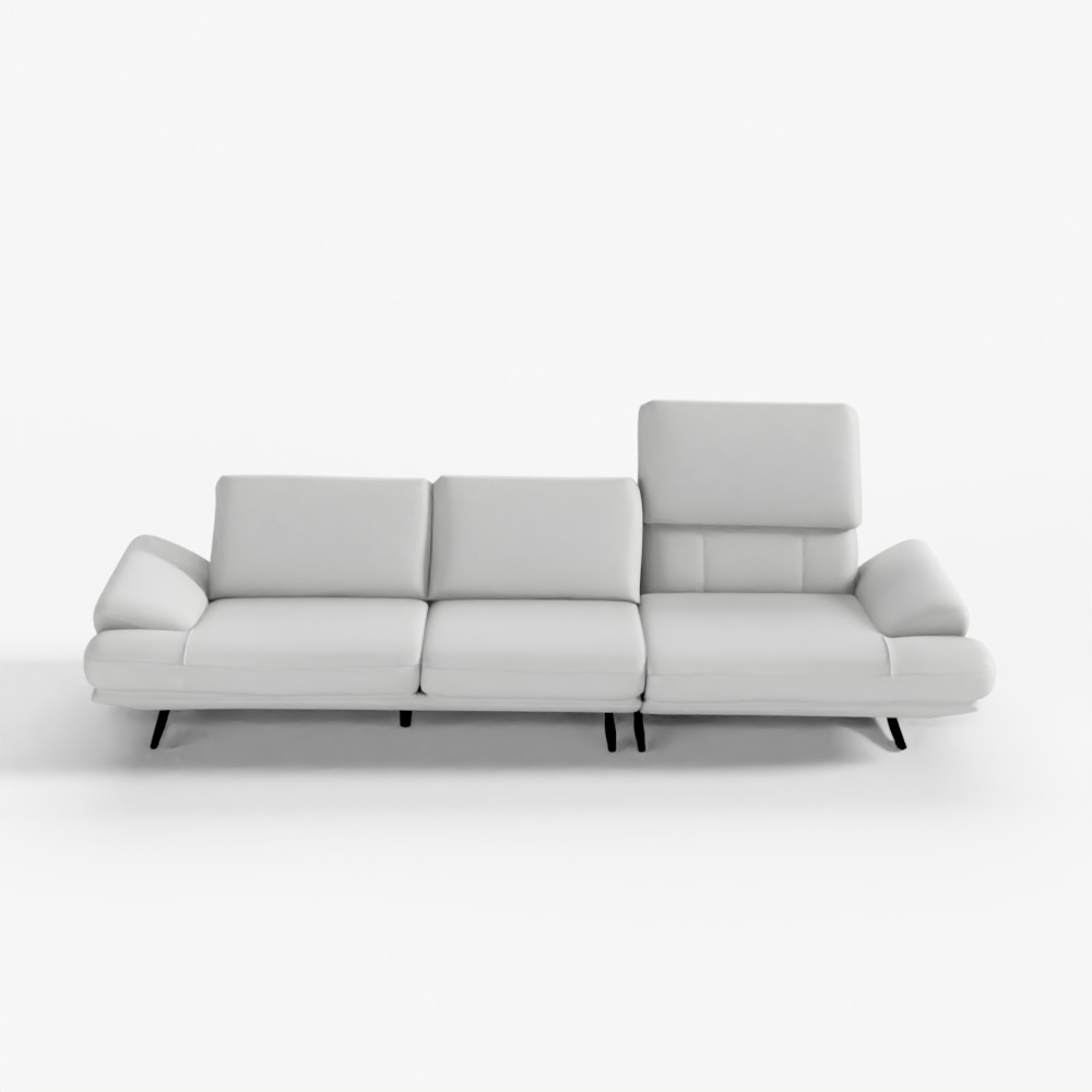 Sofa Chức Năng Cao Da Tự Nhiên Shrunken 4 Chỗ Jakomo Lillian