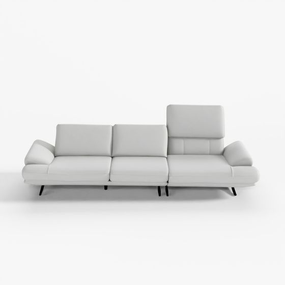 Sofa Chức Năng Cao Da Tự Nhiên Shrunken 4 Chỗ Jakomo Lillian